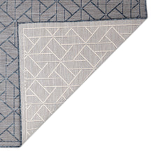 Load image into Gallery viewer, Liora Manne Carmel Pyramid Indoor Outdoor Area Rug Navy