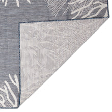 Load image into Gallery viewer, Liora Manne Carmel Reef Border Indoor Outdoor Area Rug Navy