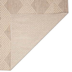 Liora Manne Dunes Modern Diamond Indoor Outdoor Area Rug Sand