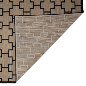 Liora Manne Katonah Tile Indoor Outdoor Area Rug Natural