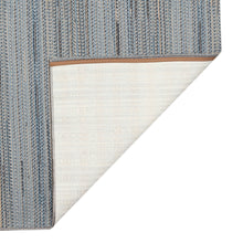 Load image into Gallery viewer, Liora Manne Miranda Tweed Stripe Indoor Outdoor Area Rug Denim
