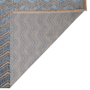 Liora Manne Mercer Zigzag Indoor Area Rug Blue