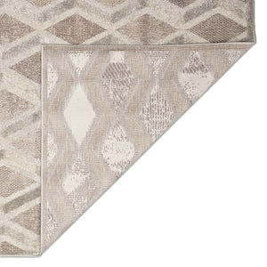 Liora Manne Napoli Diamonds Indoor Rug Natural