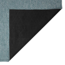Load image into Gallery viewer, Liora Manne Soleil Wrought Iron Indoor Outdoor Rug Aqua
