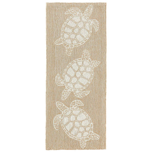 Liora Manne Capri Turtle Indoor Outdoor Area Rug Neutral