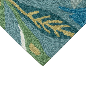 Liora Manne Capri On Holiday Indoor Outdoor Rug Aqua