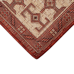 Liora Manne Carmel Kilim Indoor Outdoor Area Rug Chili