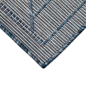 Liora Manne Carmel Pyramid Indoor Outdoor Area Rug Navy