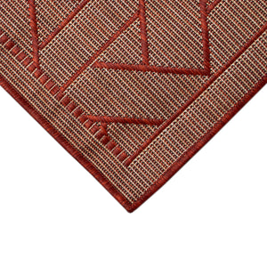 Liora Manne Carmel Pyramid Indoor Outdoor Area Rug Chili