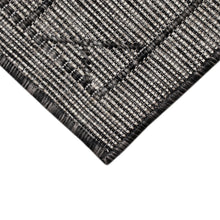 Load image into Gallery viewer, Liora Manne Carmel Pyramid Indoor Outdoor Rug Black