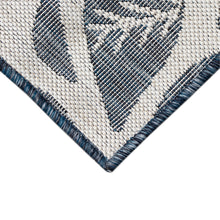 Load image into Gallery viewer, Liora Manne Carmel Reef Border Indoor Outdoor Area Rug Navy