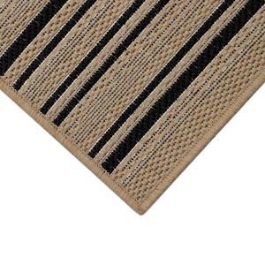 Liora Manne Katonah Lines Indoor Outdoor Area Rug Natural