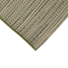 Load image into Gallery viewer, Liora Manne Miranda Tweed Stripe Indoor Outdoor Area Rug Green