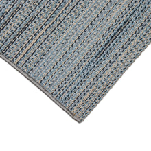 Load image into Gallery viewer, Liora Manne Miranda Tweed Stripe Indoor Outdoor Area Rug Denim