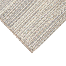 Load image into Gallery viewer, Liora Manne Miranda Tweed Stripe Indoor Outdoor Area Rug Silver/Brown