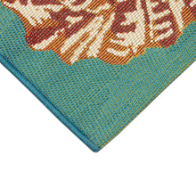 Load image into Gallery viewer, Liora Manne Marina Starfish Song Indoor Outdoor Area Rug Aqua