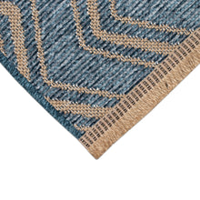 Load image into Gallery viewer, Liora Manne Mercer Zigzag Indoor Area Rug Blue