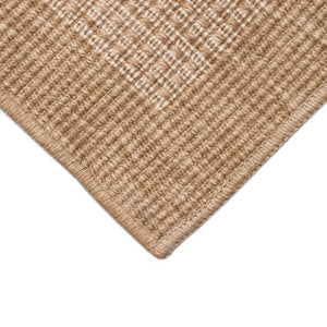 Liora Manne Sahara Texture Border Indoor Outdoor Area Rug Ivory