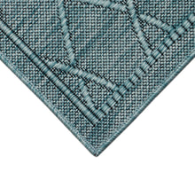 Load image into Gallery viewer, Liora Manne Soleil Wrought Iron Indoor Outdoor Rug Aqua