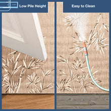 Load image into Gallery viewer, Liora Manne Carmel Bamboo Border Indoor Outdoor Area Rug Sand