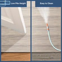 Load image into Gallery viewer, Liora Manne Miranda Tweed Stripe Indoor Outdoor Area Rug Silver/Brown