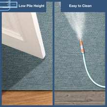 Load image into Gallery viewer, Liora Manne Soleil Wrought Iron Indoor Outdoor Rug Aqua