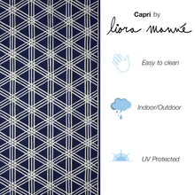 Load image into Gallery viewer, Liora Manne Capri Hex Indoor Outdoor Rug Navy