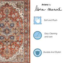 Load image into Gallery viewer, Liora Manne Ariana Heriz Indoor Area Rug Clay
