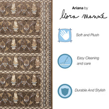 Load image into Gallery viewer, Liora Manne Ariana Sarai Indoor Area Rug Bronze
