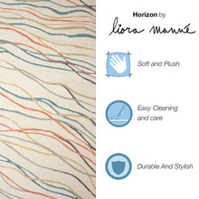 Load image into Gallery viewer, Liora Manne Horizon Ribbons Indoor Area Rug Coast