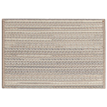 Load image into Gallery viewer, Liora Manne Miranda Tweed Stripe Indoor Outdoor Area Rug Silver/Brown