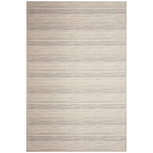 Load image into Gallery viewer, Liora Manne Miranda Tweed Stripe Indoor Outdoor Area Rug Silver/Brown