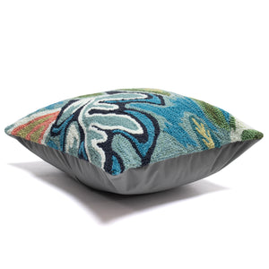 Liora Manne Frontporch On Holiday Indoor Outdoor Pillow Aqua