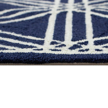 Load image into Gallery viewer, Liora Manne Capri Hex Indoor Outdoor Rug Navy