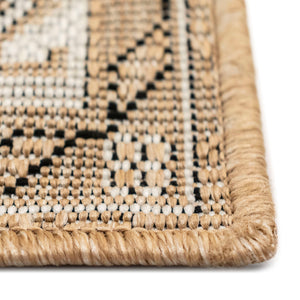 Liora Manne Carmel Kilim Indoor Outdoor Rug Sand