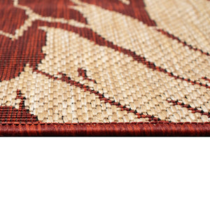 Liora Manne Carmel Sunflower Field Indoor Outdoor Area Rug Chili