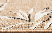 Load image into Gallery viewer, Liora Manne Carmel Bamboo Border Indoor Outdoor Area Rug Sand