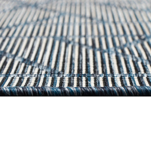 Liora Manne Carmel Pyramid Indoor Outdoor Area Rug Navy