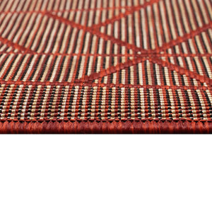 Liora Manne Carmel Pyramid Indoor Outdoor Area Rug Chili