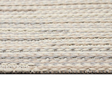 Load image into Gallery viewer, Liora Manne Miranda Tweed Stripe Indoor Outdoor Area Rug Silver/Brown