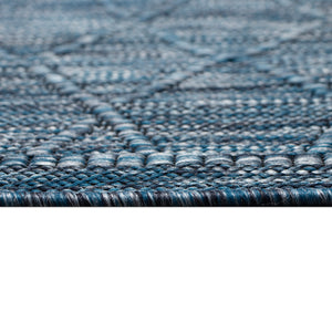Liora Manne Soleil Wrought Iron Indoor Outdoor Rug Navy