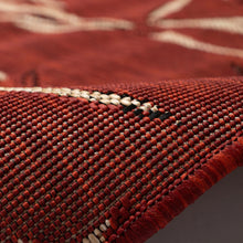 Load image into Gallery viewer, Liora Manne Carmel Bamboo Border Indoor Outdoor Area Rug Chili
