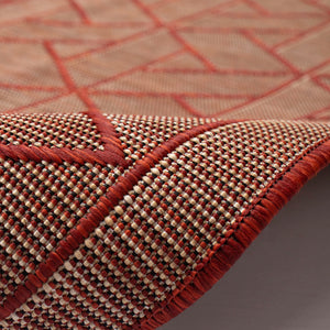 Liora Manne Carmel Pyramid Indoor Outdoor Area Rug Chili