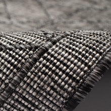 Load image into Gallery viewer, Liora Manne Carmel Pyramid Indoor Outdoor Rug Black