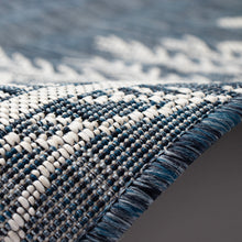Load image into Gallery viewer, Liora Manne Carmel Reef Border Indoor Outdoor Area Rug Navy