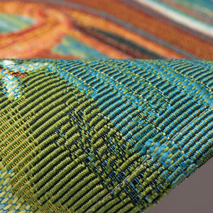 Liora Manne Esencia Lake Dog Indoor Outdoor Mat Green