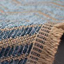 Load image into Gallery viewer, Liora Manne Mercer Zigzag Indoor Area Rug Blue