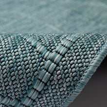 Load image into Gallery viewer, Liora Manne Soleil Wrought Iron Indoor Outdoor Rug Aqua