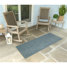 Load image into Gallery viewer, Liora Manne Soleil Wrought Iron Indoor Outdoor Rug Aqua