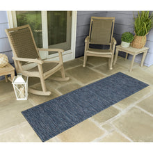 Load image into Gallery viewer, Liora Manne Soleil Wrought Iron Indoor Outdoor Rug Navy